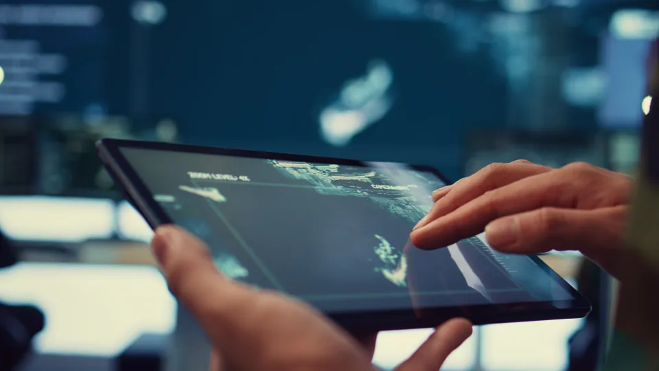 Maritime intelligence analysis on a tablet